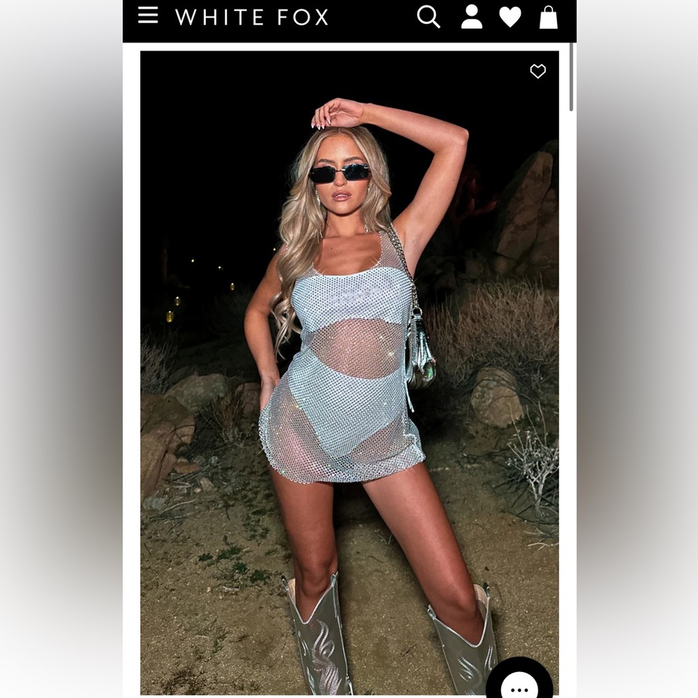 Body Language Mini Dress White - Whitefox